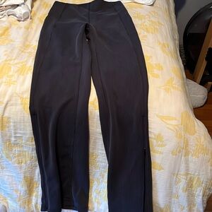 Pull on pants. Sz4. ribbed, flared hem.